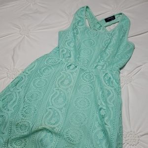 Mint colored dress